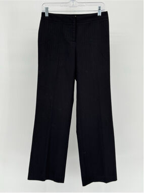 Caslon Women's Black Pinstripe Trousers Size 4